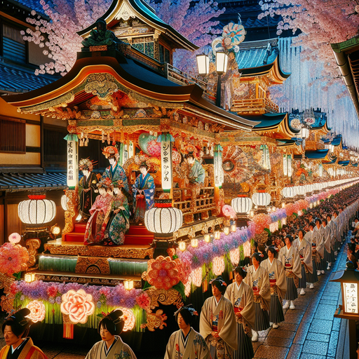 The Gion Matsuri - Kyoto Diamond Painting