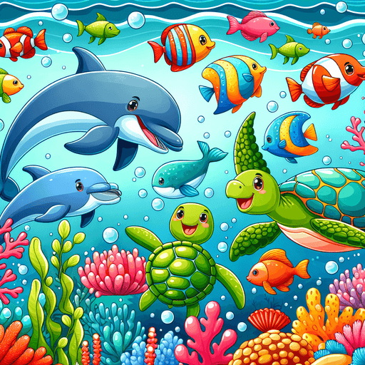 Underwater World Exploration Paint By Color