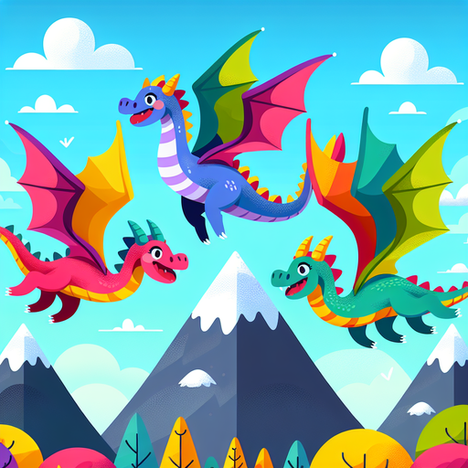 Magical Dragon Flight Diamond Painting