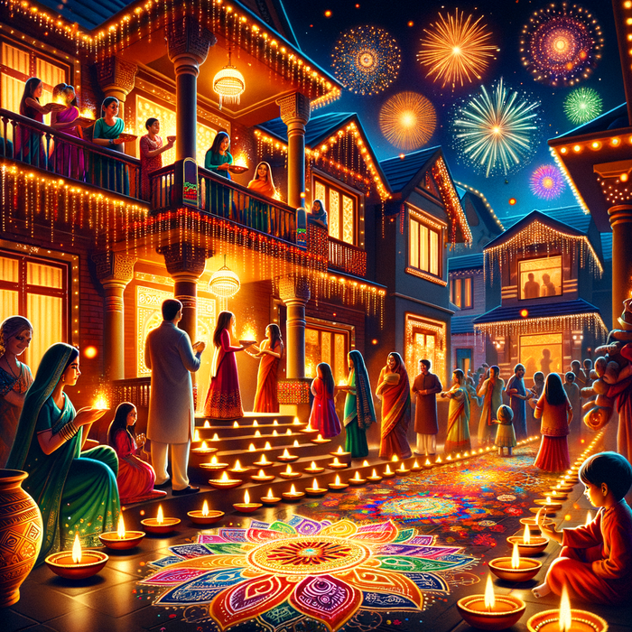 Diwali - India Diamonded Painting Kits