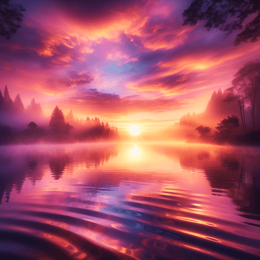 Dreamy Sunrise Paint By Color