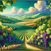 Sunny Vineyard Escape Diamonded Painting Kits