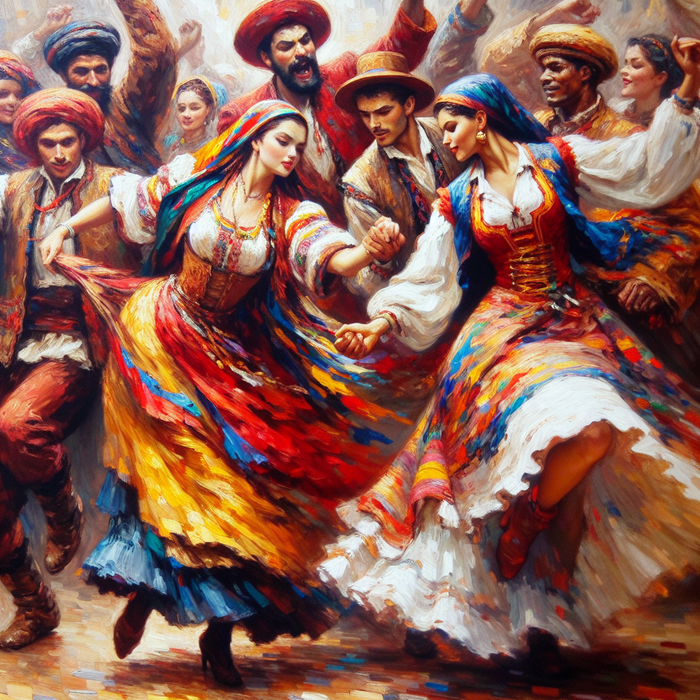 Cultural Folk Dance Diamond Painting