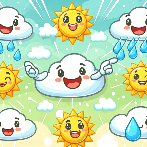 Wacky Weather Friends Paint By Diamonds