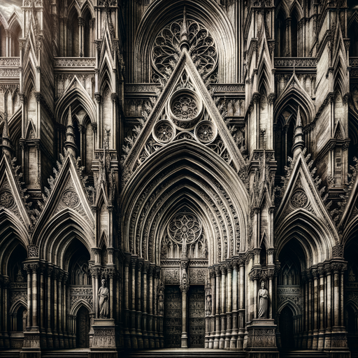 Gothic Cathedral Majesty Paint By Color