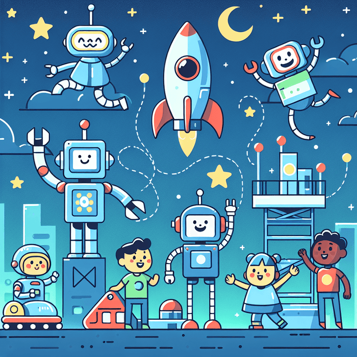 Robots And Rockets DIY Paint By Diamonds