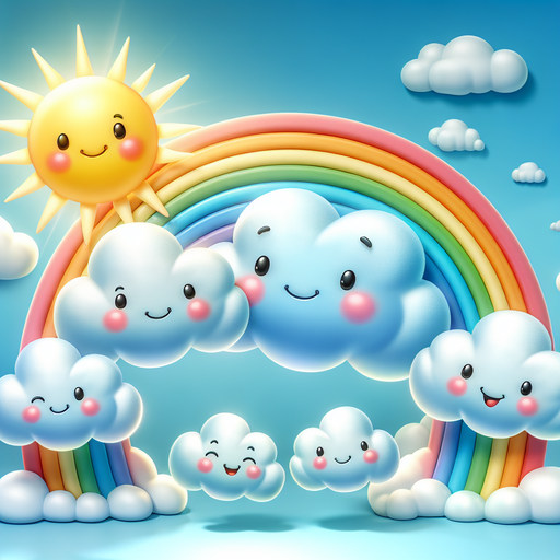 Giggling Cloud Family Diamonded Painting Kits