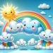 Giggling Cloud Family Diamonded Painting Kits