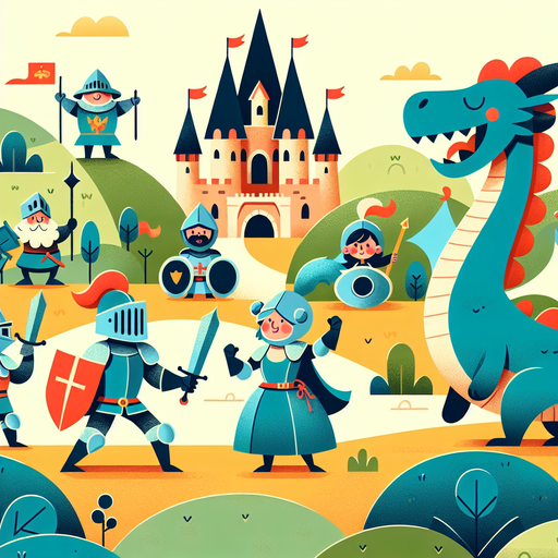 Adventure With Knights Paint By Diamonds Kits