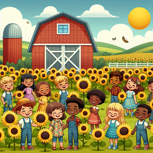 Sunflower Farm Fun Paint By Diamond