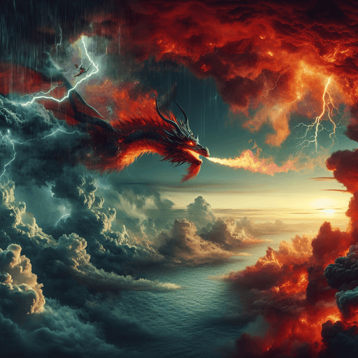 Fiery Dragon Majesty Painting By Diamonds Kit