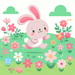 Bunny's Spring Adventure DIY Paint By Diamonds