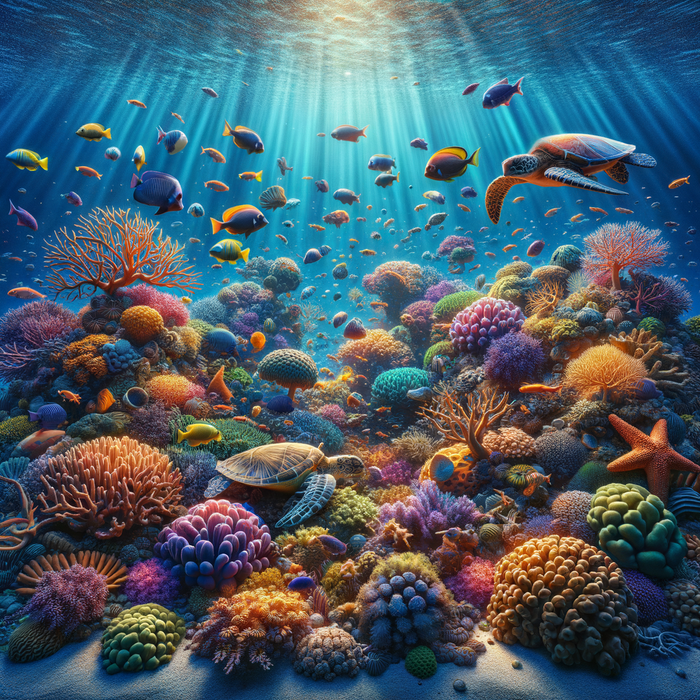 Underwater Coral Reef Adventure 5D DIY Paint By Diamond Kit