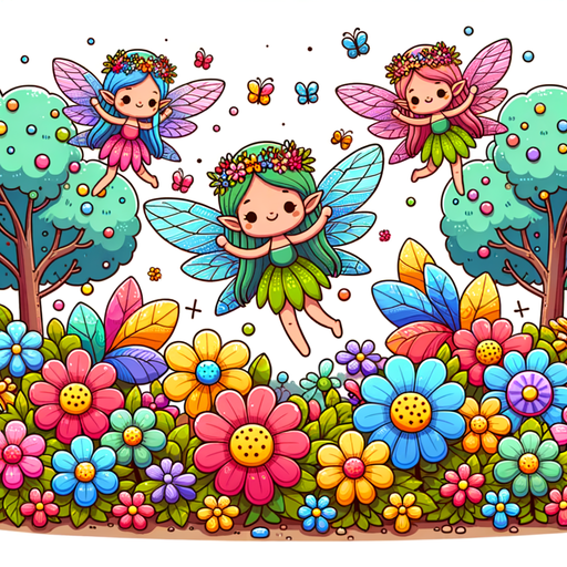 Magic Fairy Garden Paint By Diamonds Kits