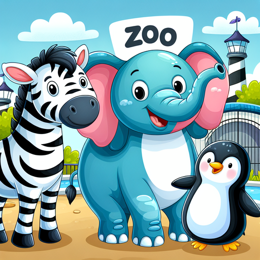 Joyful Zoo Day Paint By Diamond