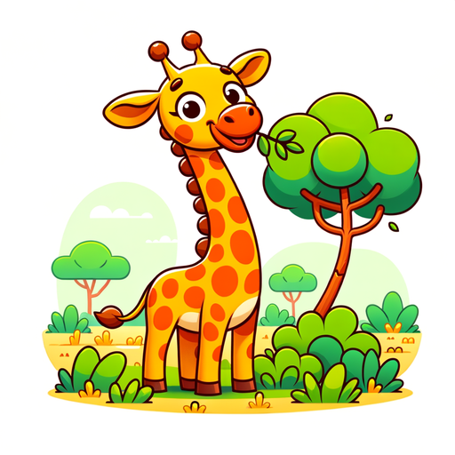 Gleeful Giraffe Paint By Color