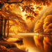 Peaceful Autumn Landscape DIY Paint By Diamonds