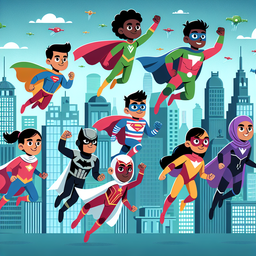 Superhero City DIY Paint By Diamonds