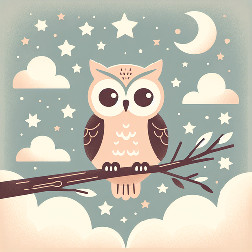 Dreamy Owl Paint By Color