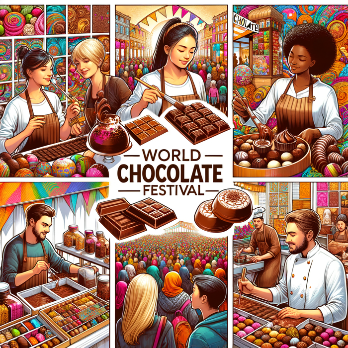 World Chocolate Festival Painting By Diamonds Kit