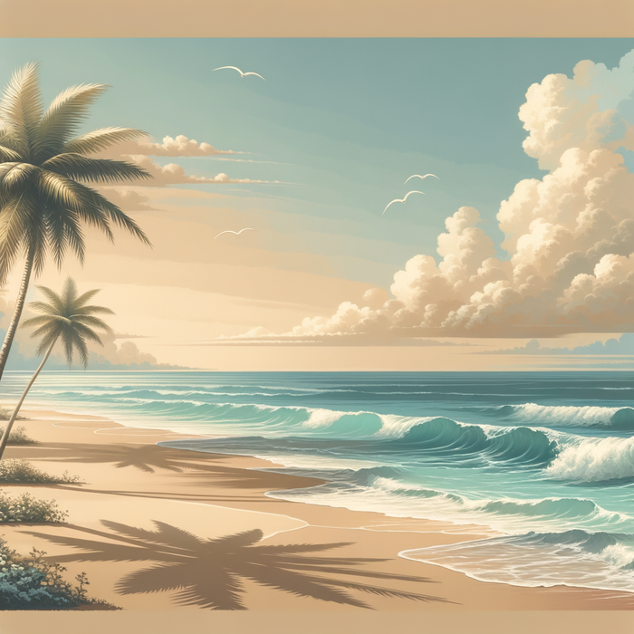 Beach Bliss Mural Painting Diamond Kit