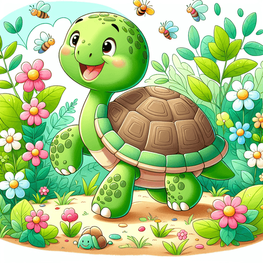 Lively Tortoise Paint By Diamonds Art