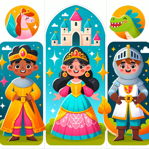 Joyful Fairy Tale Characters Paint By Diamonds Kits