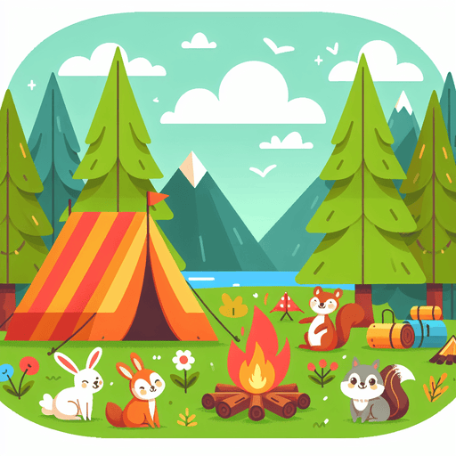 Happy Camping Trip Painting By Diamonds Kit