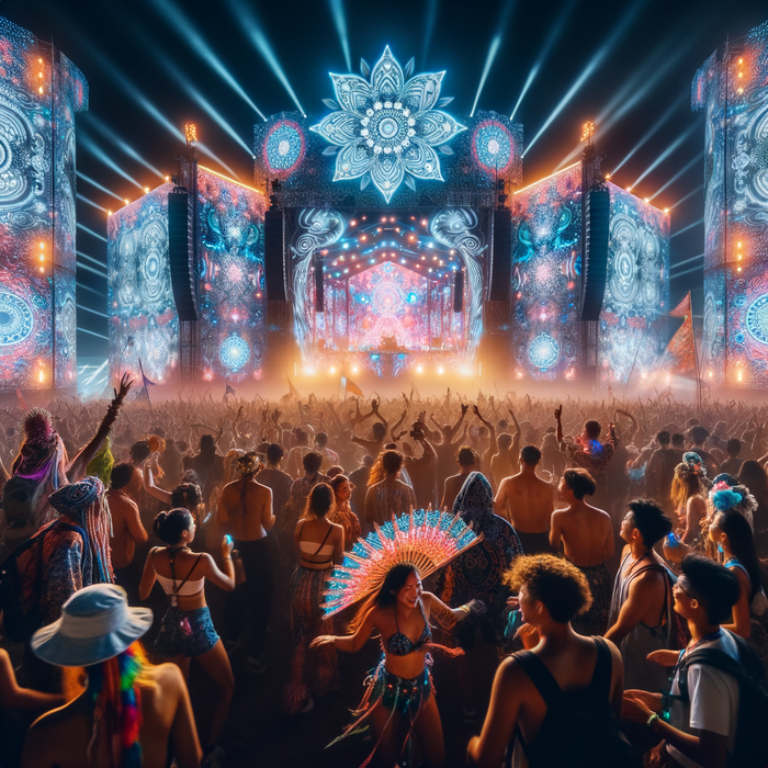 Electric Daisy Carnival Paint By Diamond