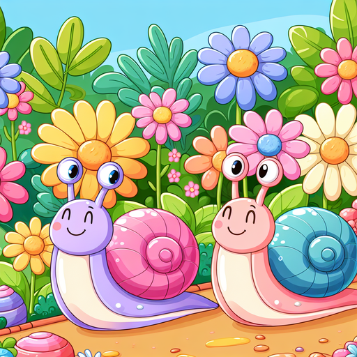 Sunny Snails Diamond Painting