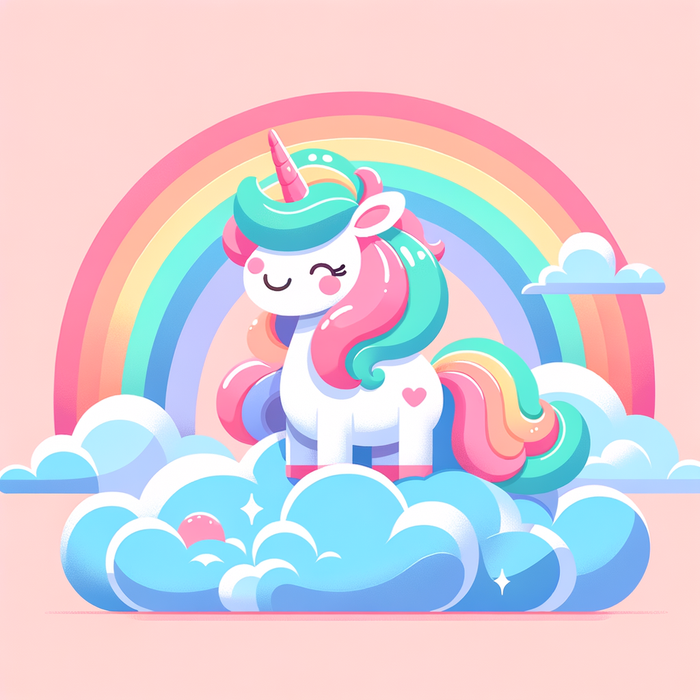 Rainbow Unicorn Paint By Diamonds Kits