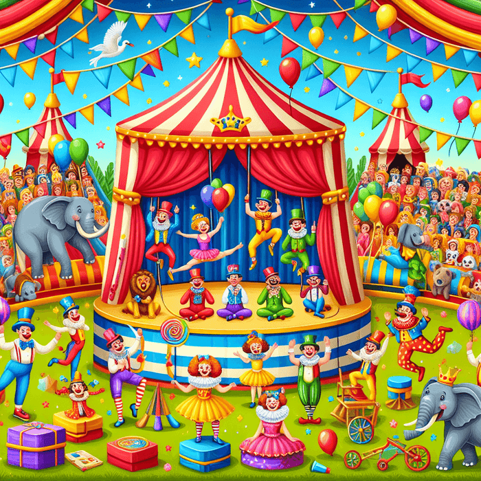 Circus Carnival Thrills Paint By Diamond
