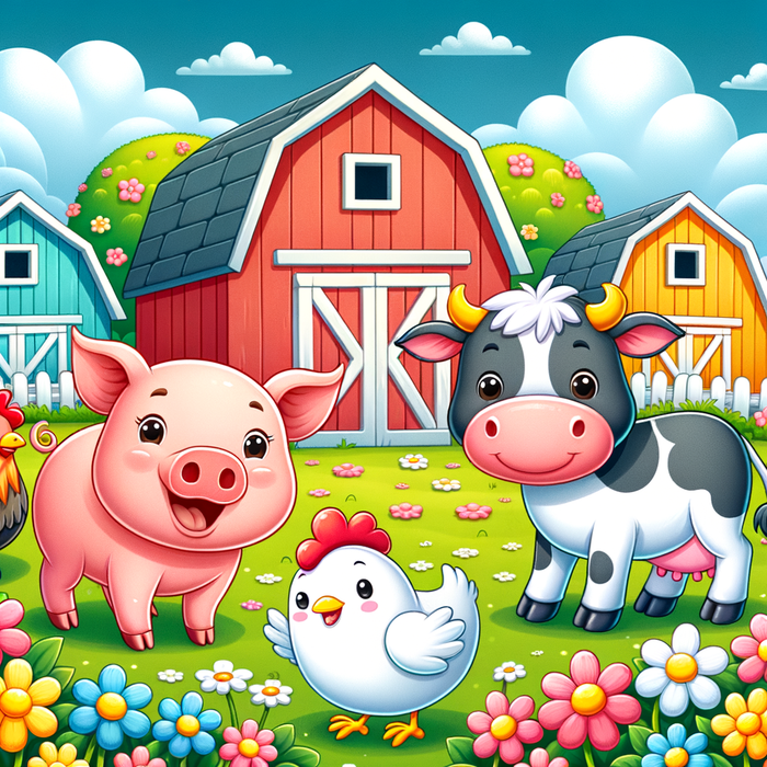 Fantastic Farm Friends Paint By Diamonds Kits