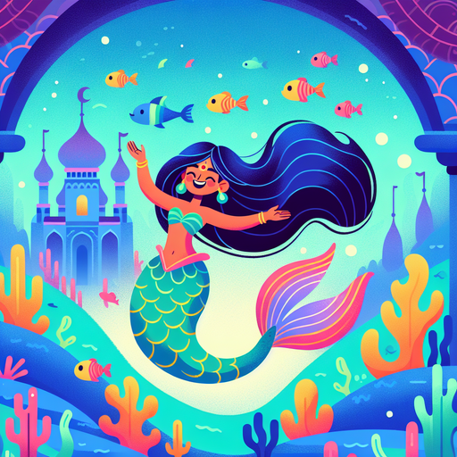 Happy Mermaid Tale Diamonded Painting Kits