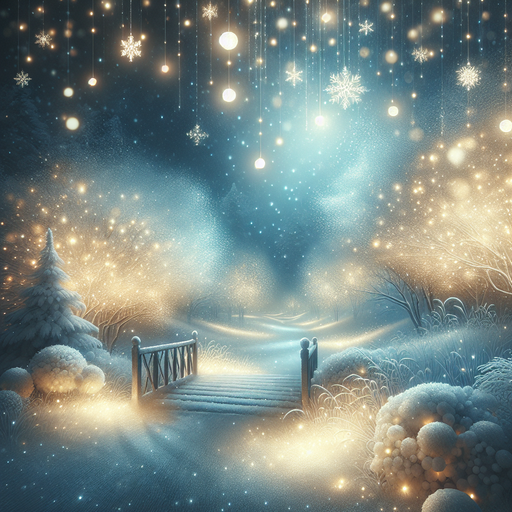 Enchanted Snowy Night Painting Diamond Kit