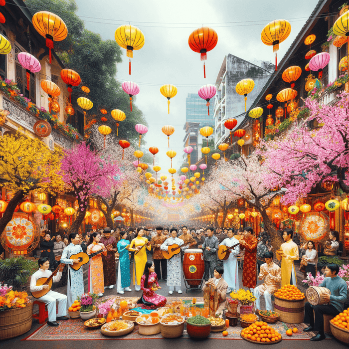 Tet Festival - Hanoi Diamond Painting