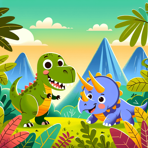 Fun Dinosaur Friends Painting By Diamonds Kit