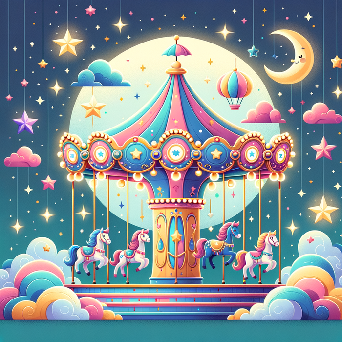 Sweet Dreams Carousel Paint By Diamonds