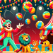 Charming Circus Paint By Diamonds Kits