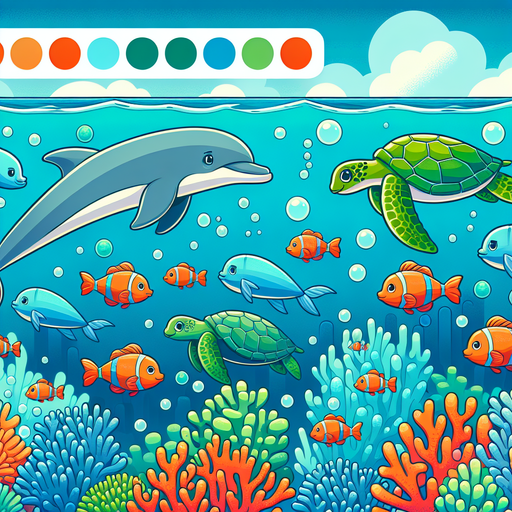 Playful Ocean Discovery Diamonded Painting Kits