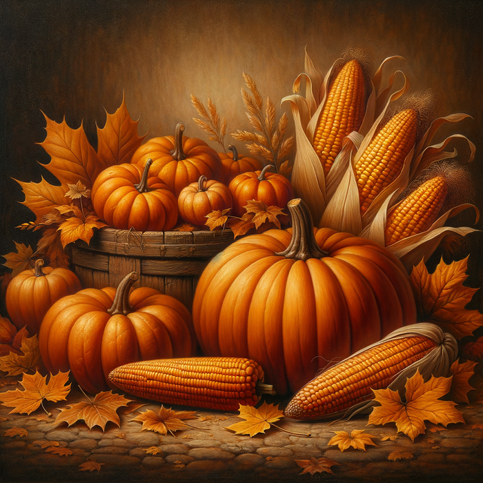 Sunny Autumn Harvest Paint By Diamonds Kits