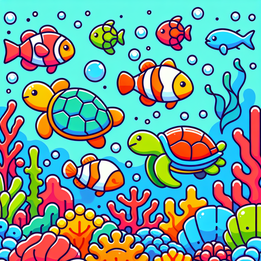 Tropical Reef Exploration Paint By Diamonds Art