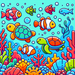 Tropical Reef Exploration Paint By Diamonds Art
