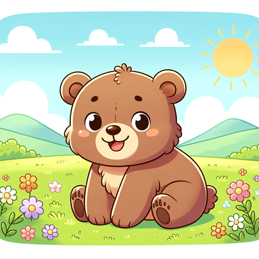 Friendly Bear Cub Diamonded Painting Kits