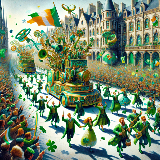 St Patrick's Day - Dublin DIY Paint By Diamonds