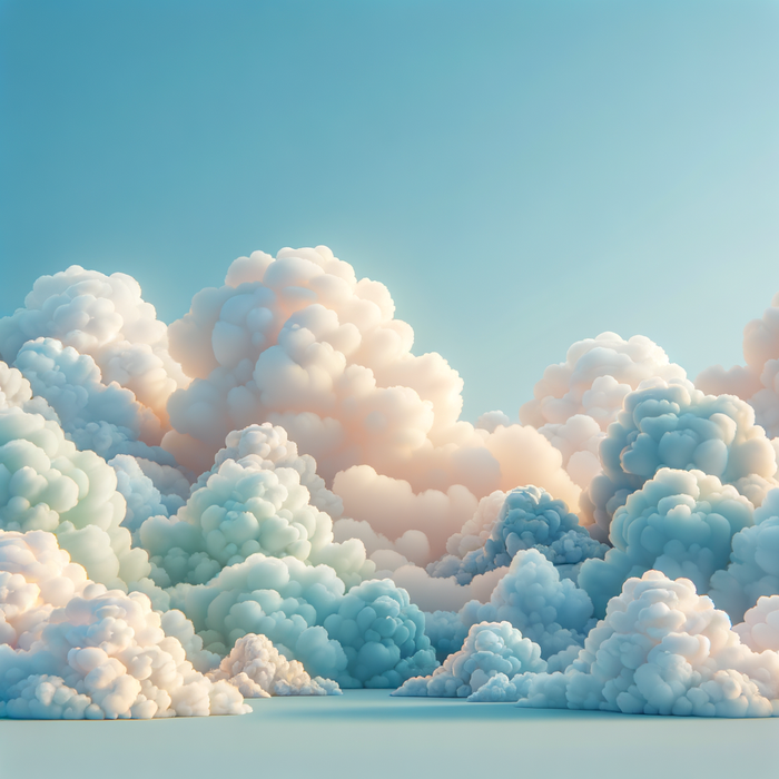 Dreamy Cloudscape Painting By Diamonds Kit