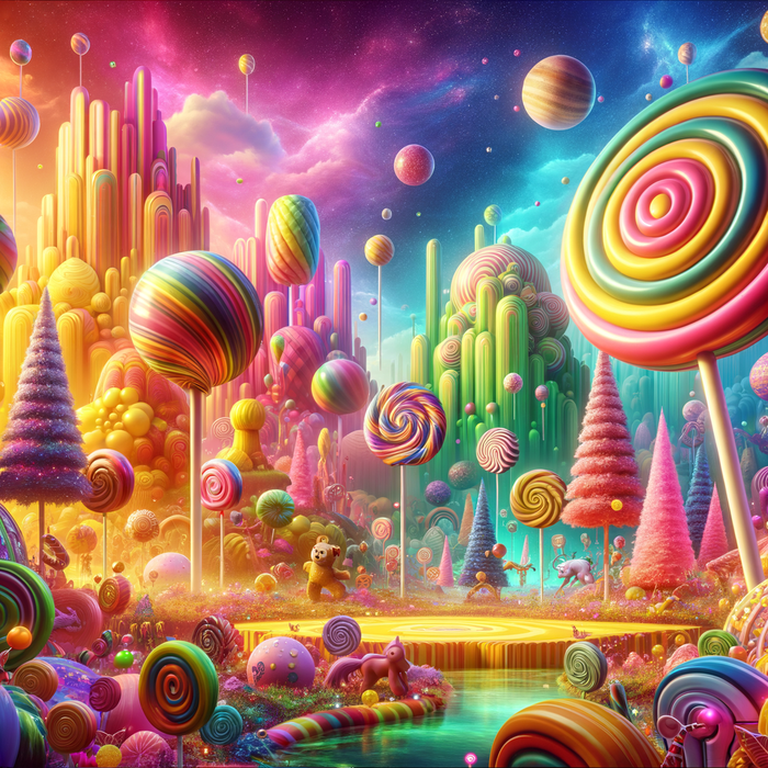 Adventure In Candy Land Diamond Painting