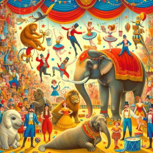 Exciting Circus Adventure DIY Paint By Diamonds