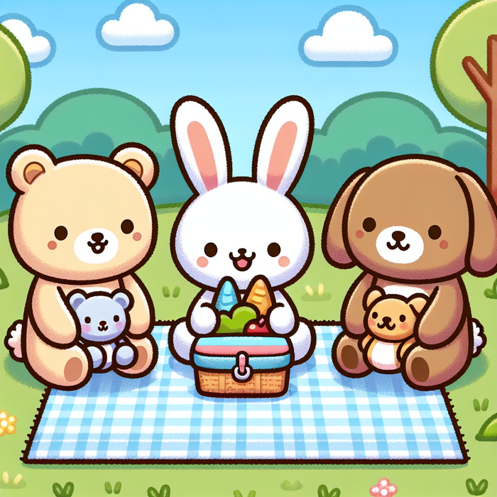 Cuddle Crew In The Park Diamond Painting