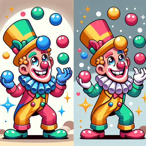 Silly Clown Paint By Diamonds